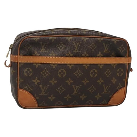 LOUIS VUITTON Monogram Compiegne 28 Clutch Bag - Picture 1 of 16